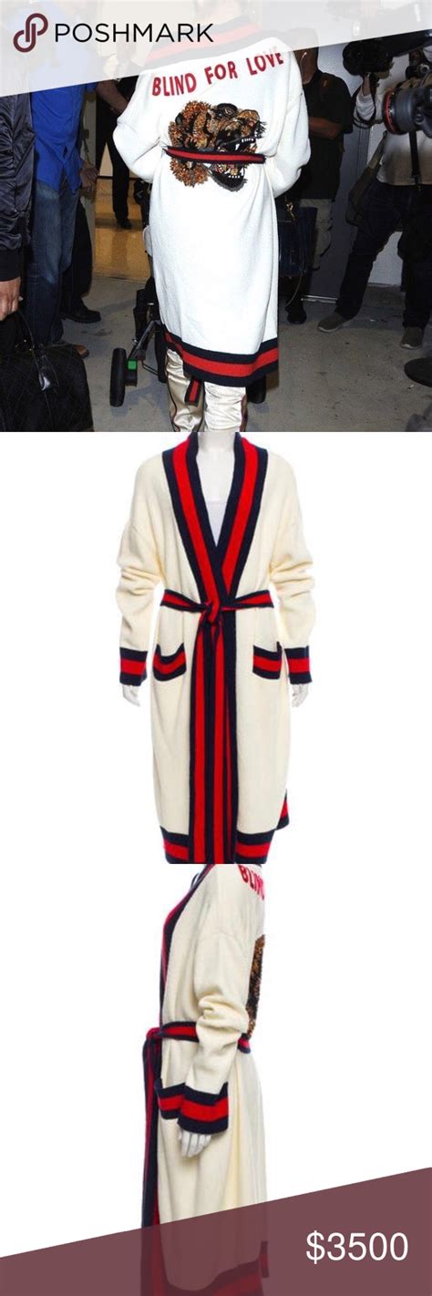 Gucci Blind for Love Embellished Terry Robe 